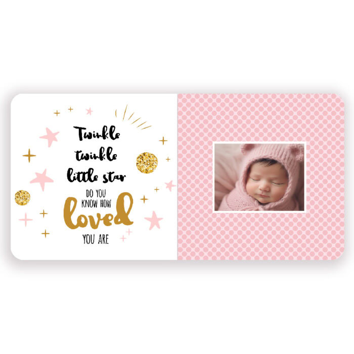 Starry Baby Girl Layflat Photo Book